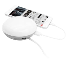 Laden Sie das Bild in den Galerie-Viewer, LAMPCHARGE GO<br/>Nachttisch-/Wand-LED-Leuchte<br/>mit 2 USB Ladeanschlüssen