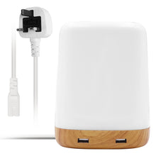 Laden Sie das Bild in den Galerie-Viewer, LAMPCHARGE SQ<br/>Nachttisch-Lampe mit USB<br/>4 Ports, 24 Watt Ladeleistung