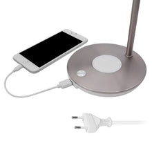 Laden Sie das Bild in den Galerie-Viewer, LAMPCHARGE QI<br/>Tisch-Lampe mit USB Port<br/>20 Watt Ladeleistung