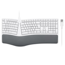 Laden Sie das Bild in den Galerie-Viewer, MERGOKEY<br/>ergonomische Mac Tastatur<br/>mit Handballenauflage