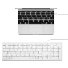 Laden Sie das Bild in den Galerie-Viewer, QKEY mit Ziffernblock für Mac,<br/>erweiterte USB-A Tastatur,<br/>105 Tasten in Standardgröße