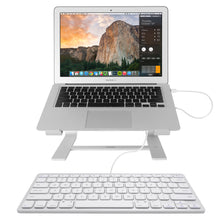 Laden Sie das Bild in den Galerie-Viewer, SLIMKEYC (US Layout)<br/>kompakte Mac-Tastatur<br/>Klein, flach & leicht - mit USB