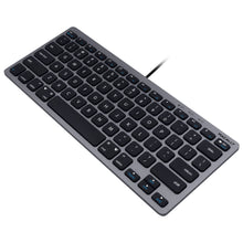 Laden Sie das Bild in den Galerie-Viewer, SLIMKEYC (US Layout)<br/>kompakte Mac-Tastatur<br/>Klein, flach & leicht - mit USB
