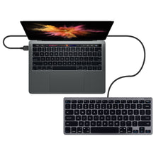 Laden Sie das Bild in den Galerie-Viewer, SLIMKEYC (US Layout)<br/>kompakte Mac-Tastatur<br/>Klein, flach & leicht - mit USB