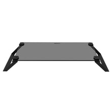 Laden Sie das Bild in den Galerie-Viewer, SPACESTAND-B solider Monitorständer<br/><b>Räumt den Schreibtisch frei</b><br/> aus gehärtetem Glas, trägt 18kg