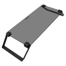 Laden Sie das Bild in den Galerie-Viewer, SPACESTAND-B solider Monitorständer<br/><b>Räumt den Schreibtisch frei</b><br/> aus gehärtetem Glas, trägt 18kg