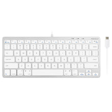 Laden Sie das Bild in den Galerie-Viewer, SLIMKEYC (US Layout)<br/>kompakte Mac-Tastatur<br/>Klein, flach & leicht - mit USB