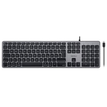 Laden Sie das Bild in den Galerie-Viewer, UCZKEY USB-C Mac Tastatur <br/><b>mit deutlicher Tastenwölbung</b><br/>Space Grey-Design mit Ziffernblock
