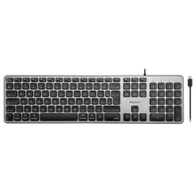 Laden Sie das Bild in den Galerie-Viewer, UCZKEY USB-C Mac Tastatur <br/><b>mit deutlicher Tastenwölbung</b><br/>Space Grey-Design mit Ziffernblock