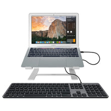 Laden Sie das Bild in den Galerie-Viewer, UCZKEY USB-C Mac Tastatur <br/><b>mit deutlicher Tastenwölbung</b><br/>Space Grey-Design mit Ziffernblock