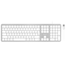 Laden Sie das Bild in den Galerie-Viewer, WKEYHUBMB mit 2 USB Ports<br/>erweiterte Mac Tastatur<br/>Alu-Design mit Ziffernblock