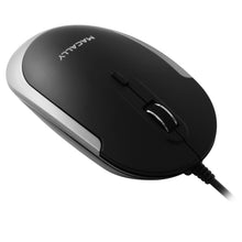 Laden Sie das Bild in den Galerie-Viewer, DYNAMOUSE mit USB-C oder USB-A<br/><b>Flache leise-klick Maus</b><br/>Optische Maus mit 3 Tasten und Scrollrad