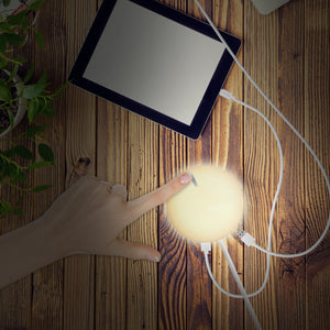 LAMPCHARGE GO<br/>Nachttisch-/Wand-LED-Leuchte<br/>mit 2 USB Ladeanschlüssen