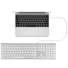 Laden Sie das Bild in den Galerie-Viewer, ACEKEY USB-C&lt;br/&gt;schlanke, erweiterte Mac Tastatur&lt;br/&gt;Alu-Design mit Ziffernblock
