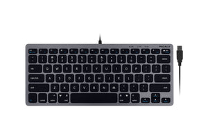 SLIMKEYC (US Layout)<br/>kompakte Mac-Tastatur<br/>Klein, flach & leicht - mit USB