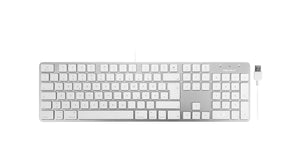 SLIMKEYPROA<br/>erweiterte Mac Tastatur<br/>Alu-Design mit Ziffernblock